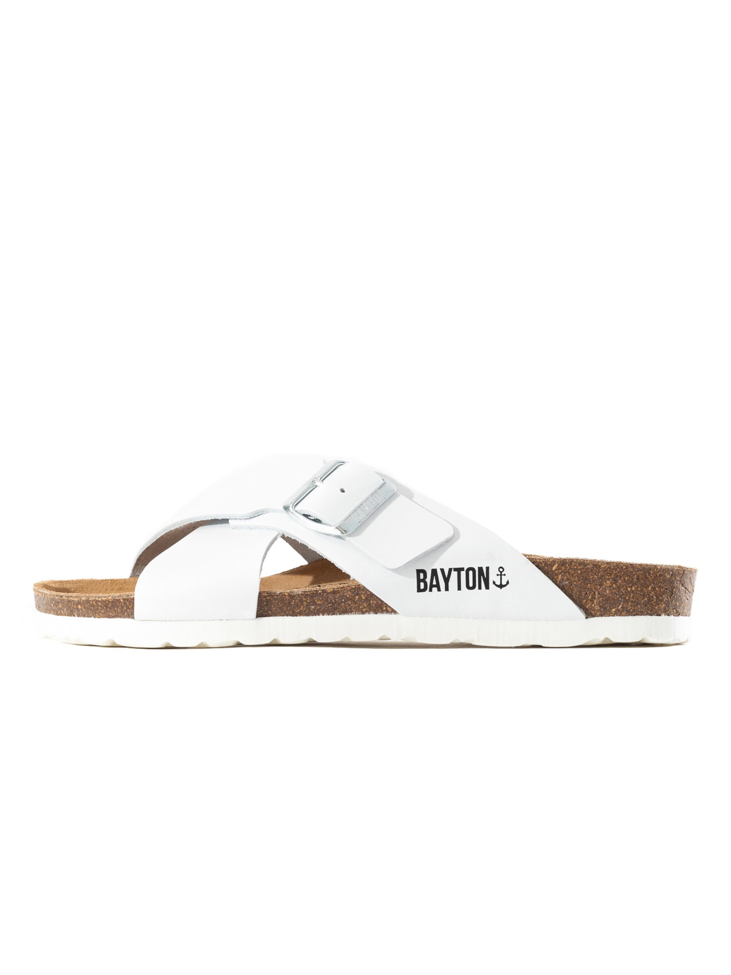 Bayton Pantolette 'Era' i vit: framsida