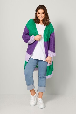 Angel of Style Oversized Cardigan in Green