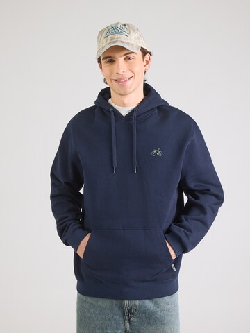 Iriedaily Μπλούζα φούτερ 'Peaceride' σε μπλε: μπροστά