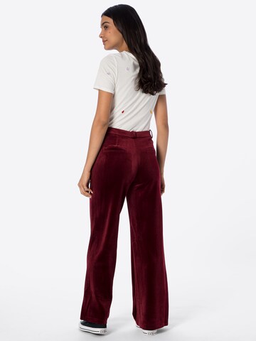 Wide Leg Pantalon 'Charade' Traffic People en rouge