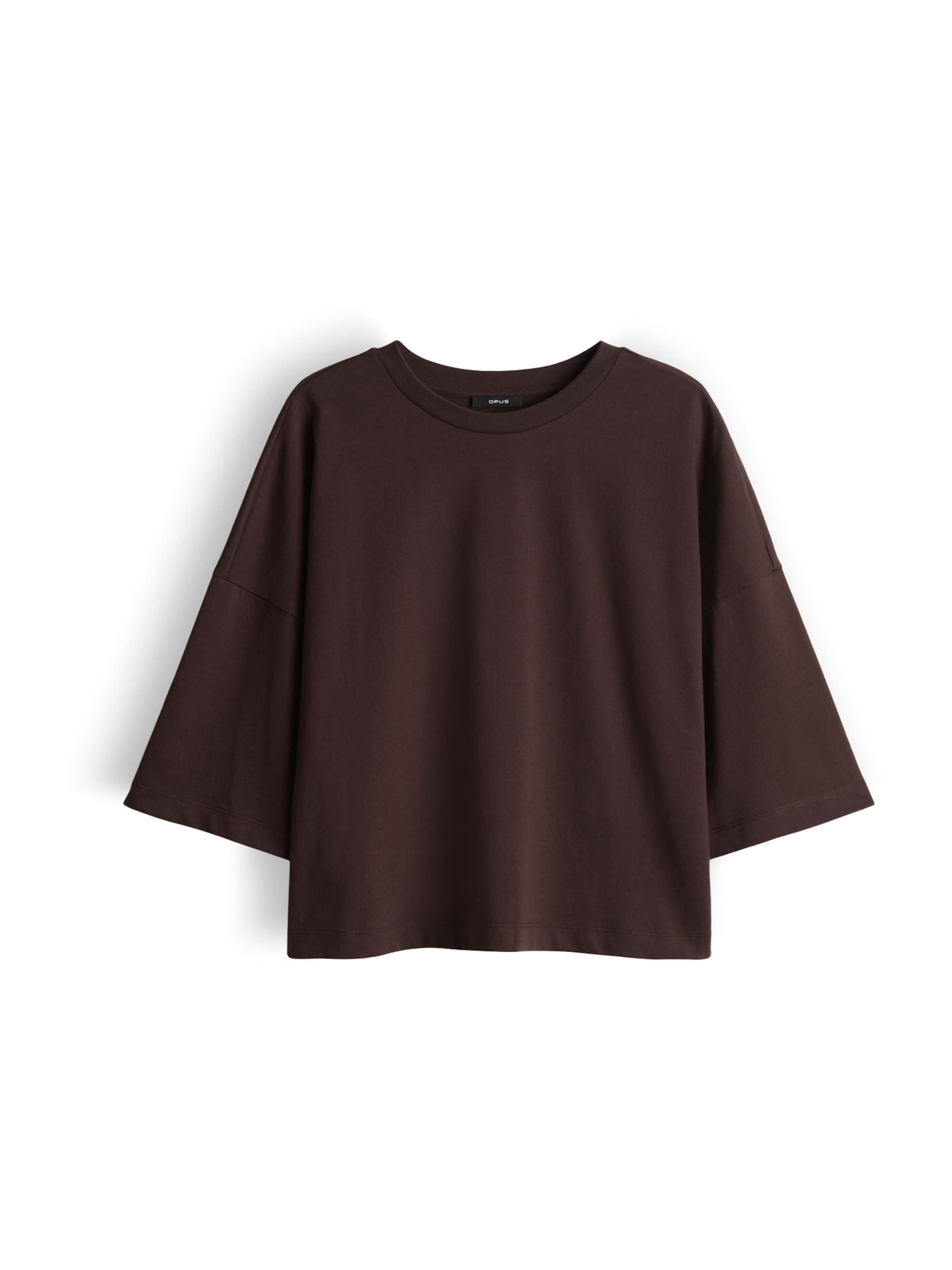 OPUS Shirt 'Sarenzi' in Brown: front