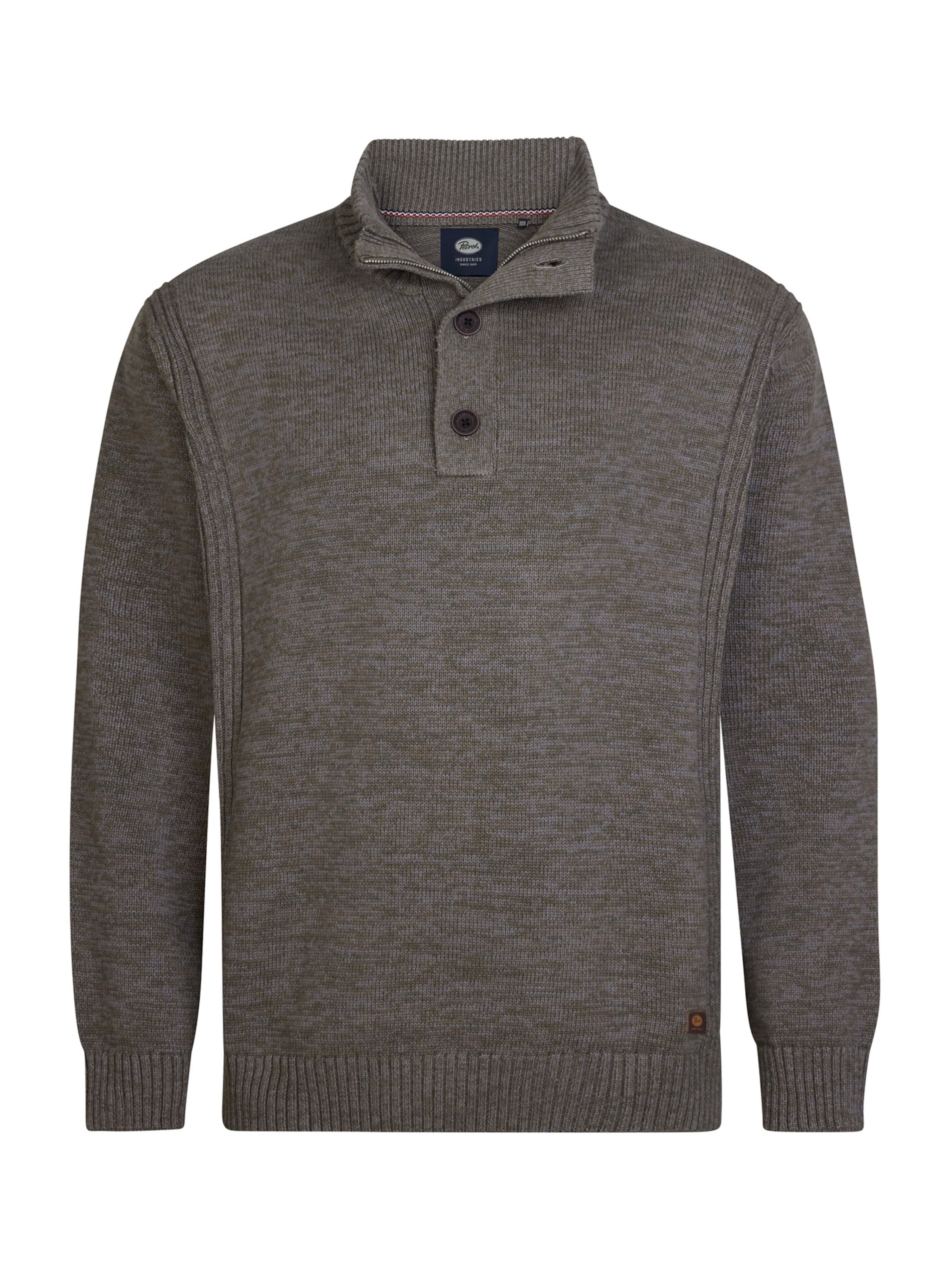 Pulover de la Petrol Industries pe gri: față