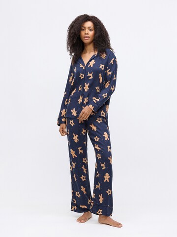 Pyjama 'Ginger' Hunkemöller en bleu : devant