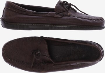 Minnetonka Flats & Loafers in 48 in Brown: front