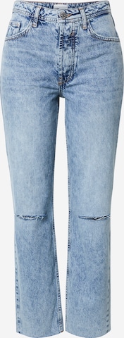 River Island Tapered Jeans in Blue: front