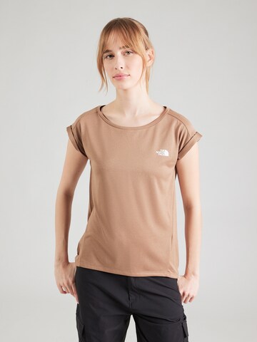 THE NORTH FACE Koszulka funkcyjna w kolorze beżowy: przód