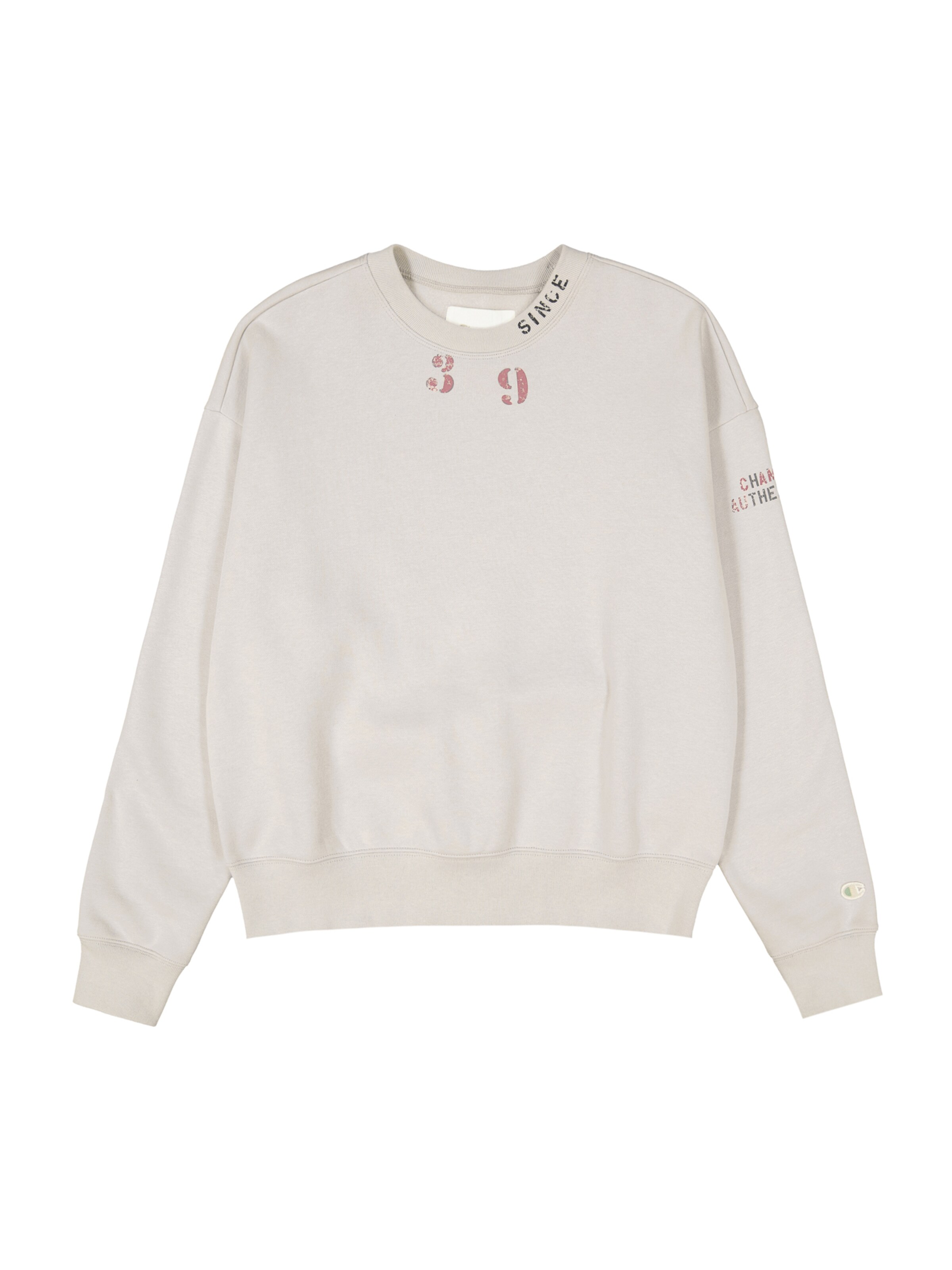 Champion Authentic Athletic Apparel Sweatshirt in Grey: front