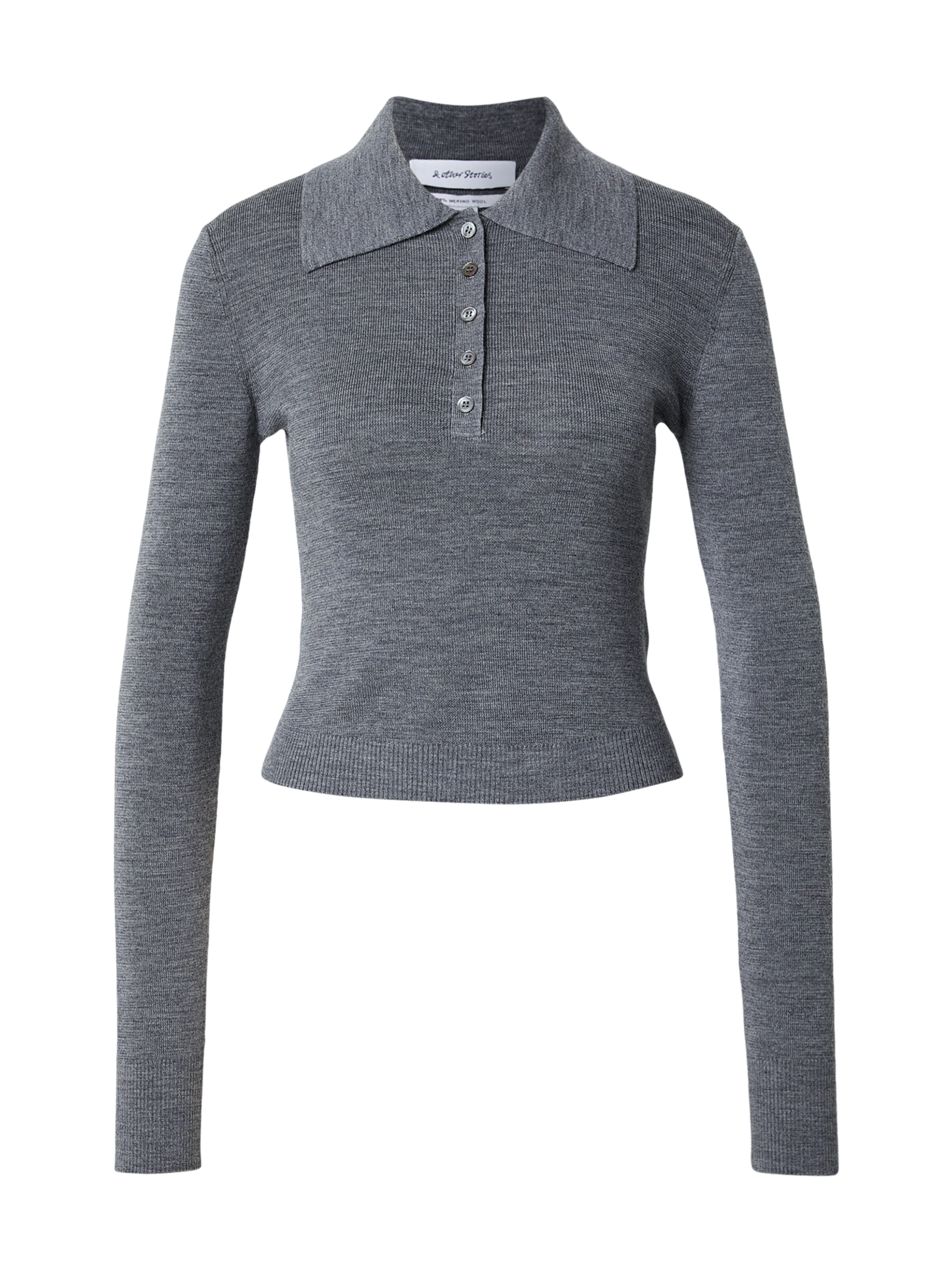 & Other Stories Pull-over en gris chiné, Vue avec produit