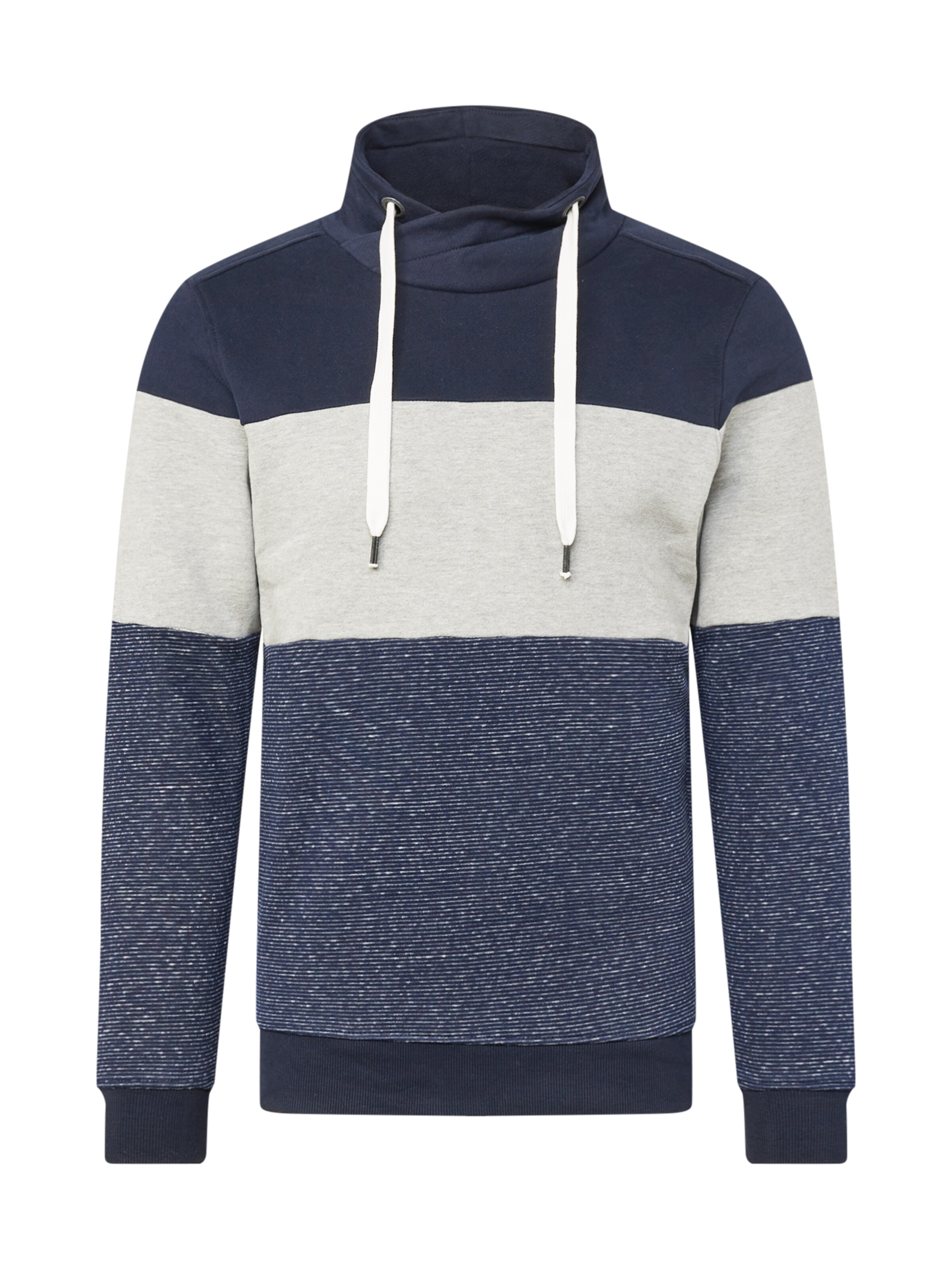 TOM TAILOR Sweatshirt in Grau: Vorderseite