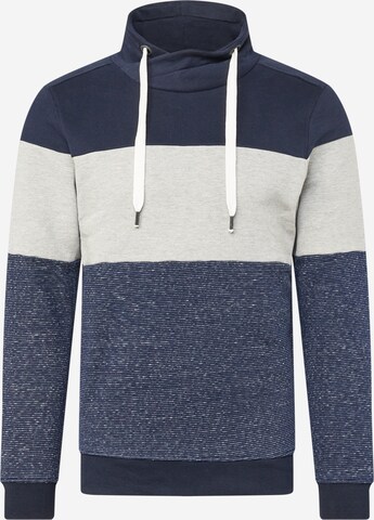 TOM TAILOR Sweatshirt in Grey: front