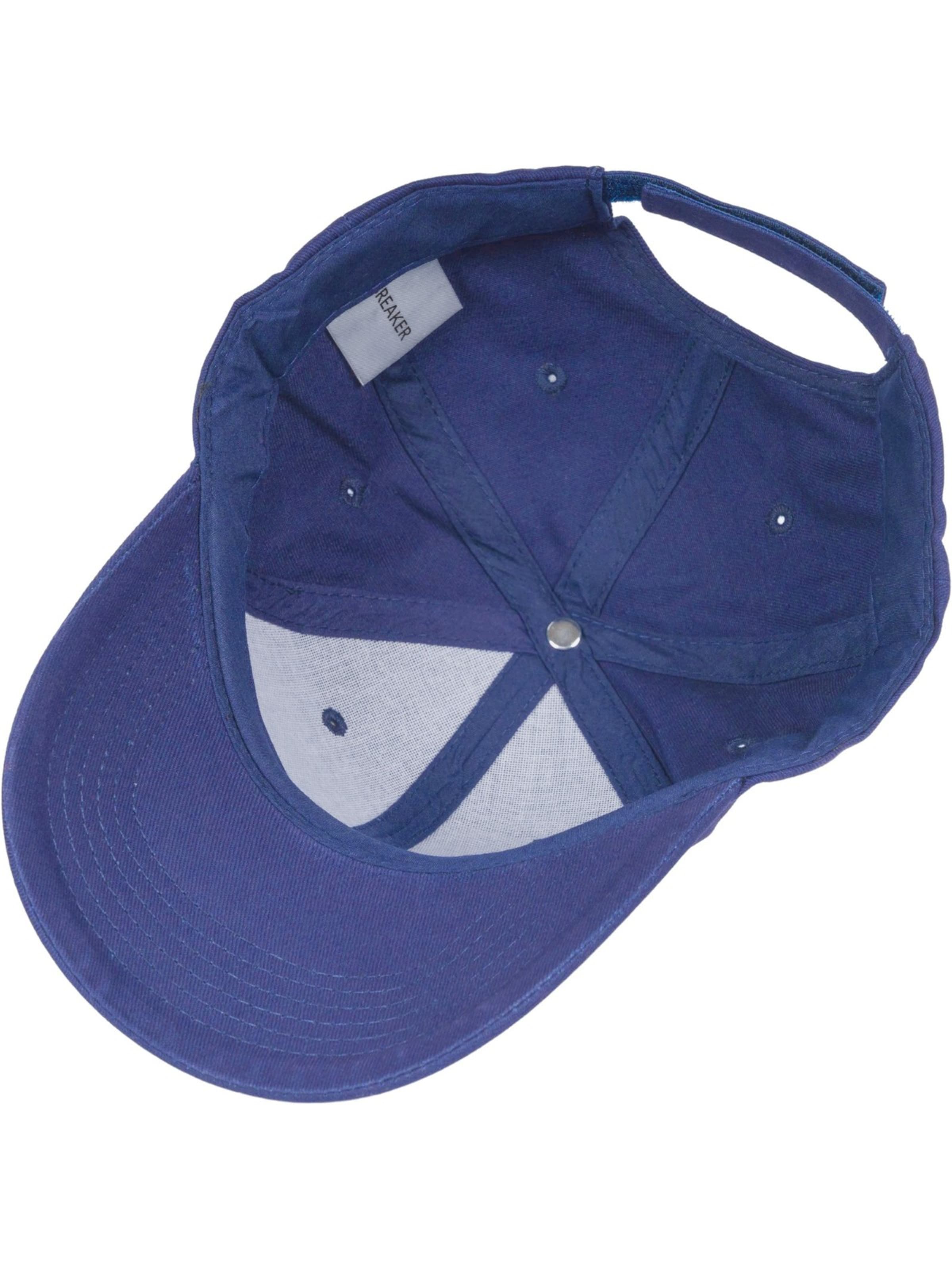 styleBREAKER Cap 'Baseball Cap Einfarbig' in Blue