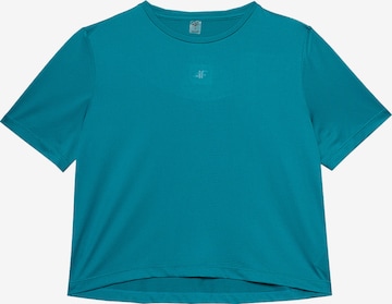 T-shirt fonctionnel 4F en bleu : devant