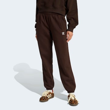 ADIDAS ORIGINALS Tapered Pants in Brown: front