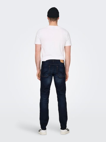 Coupe slim Jean 'ONSLOOM' Only & Sons en bleu