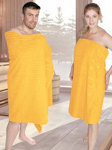 Lashuma Towel 'Kopenhagen' in Yellow: front