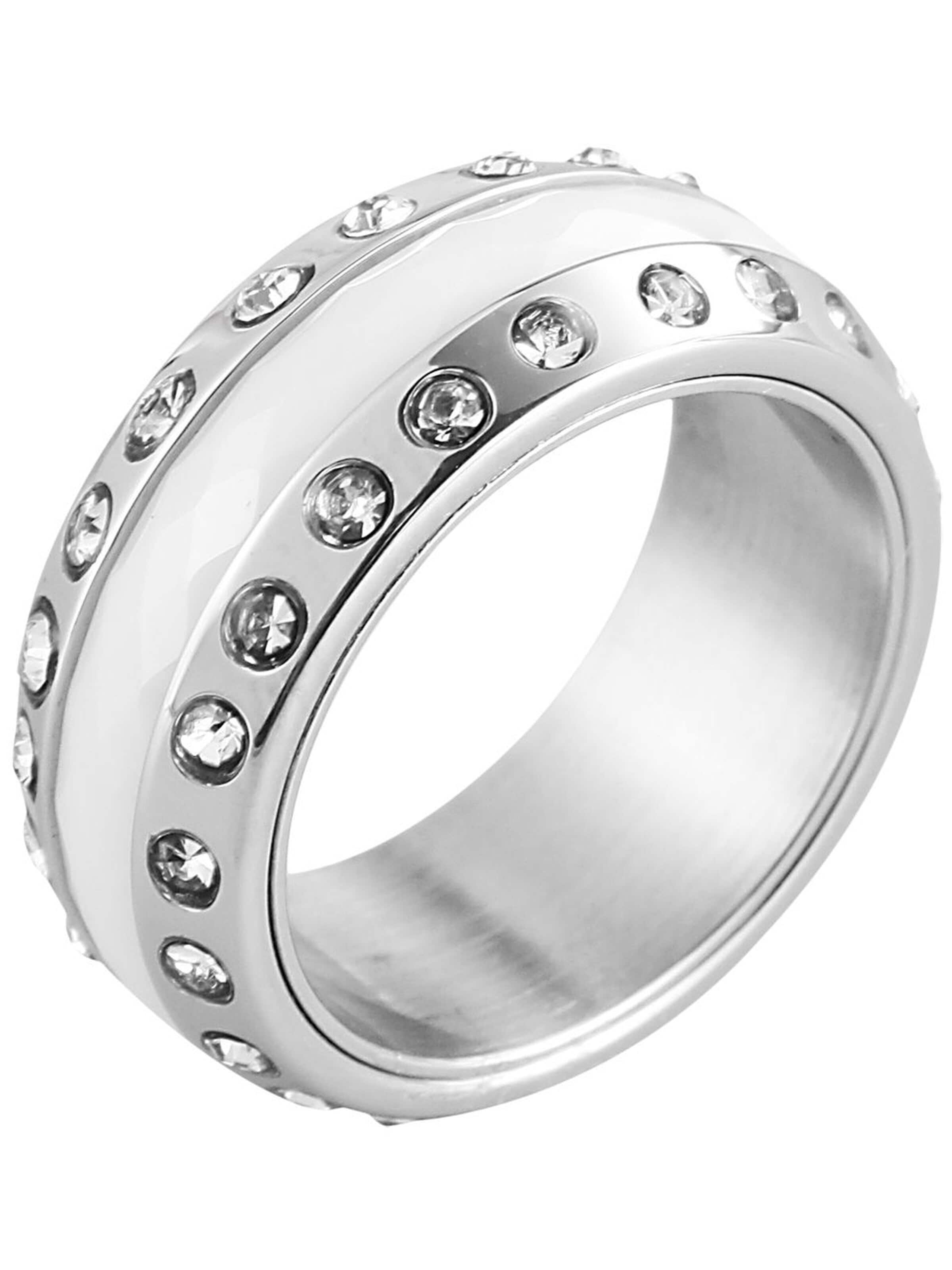 JUST Ring 'Nerma, langlebig' in White: front