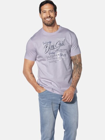 Jan Vanderstorm Shirt 'Othan' in Lila: voorkant