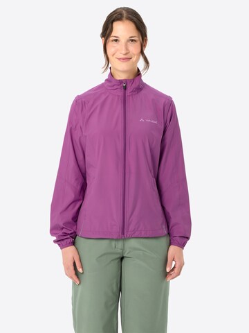 VAUDE Outdoorjas in Lila: voorkant