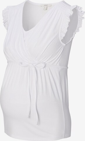 Esprit Maternity Shirt in Wit: voorkant