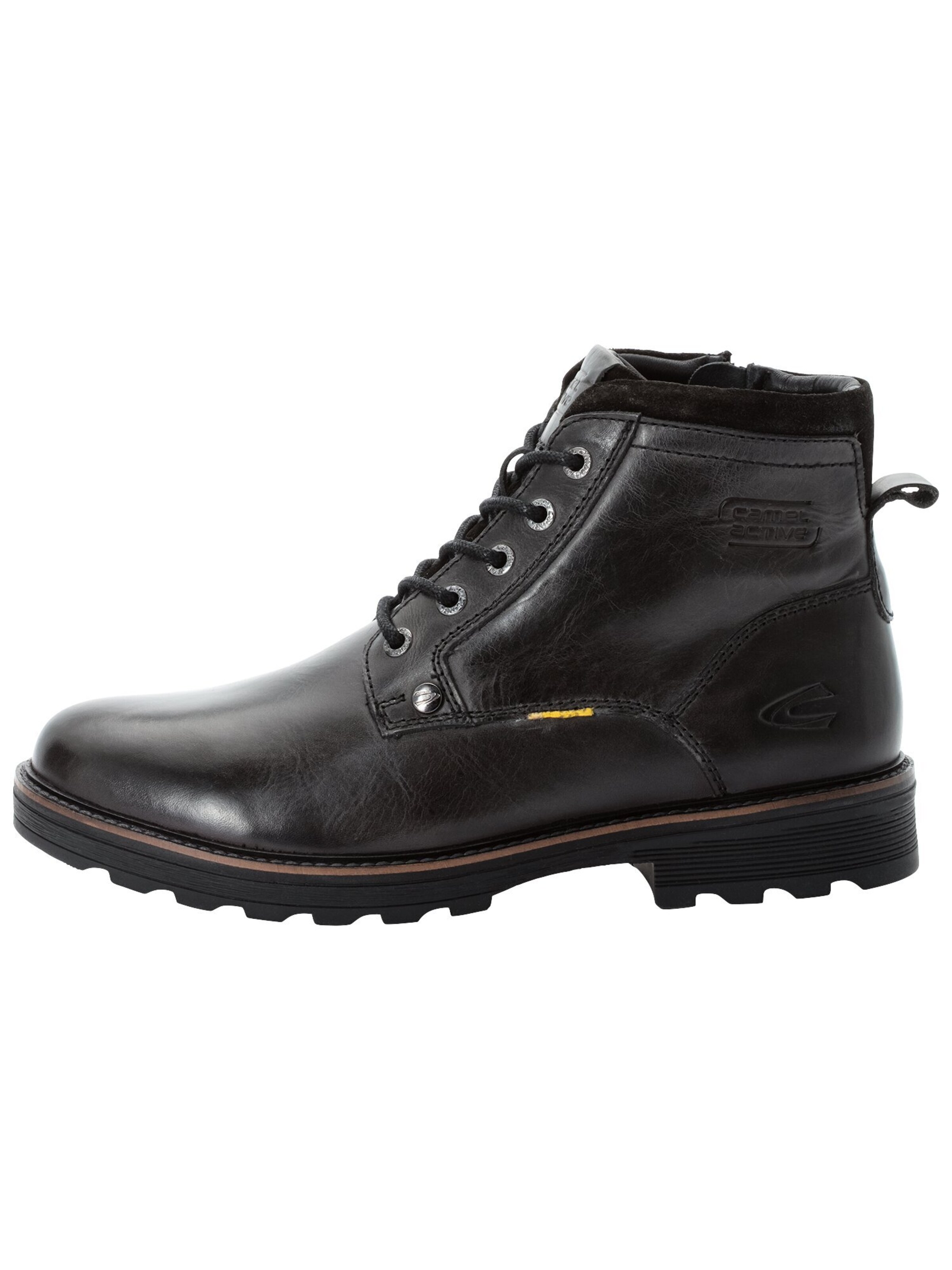 CAMEL ACTIVE Schnürboots in Schwarz
