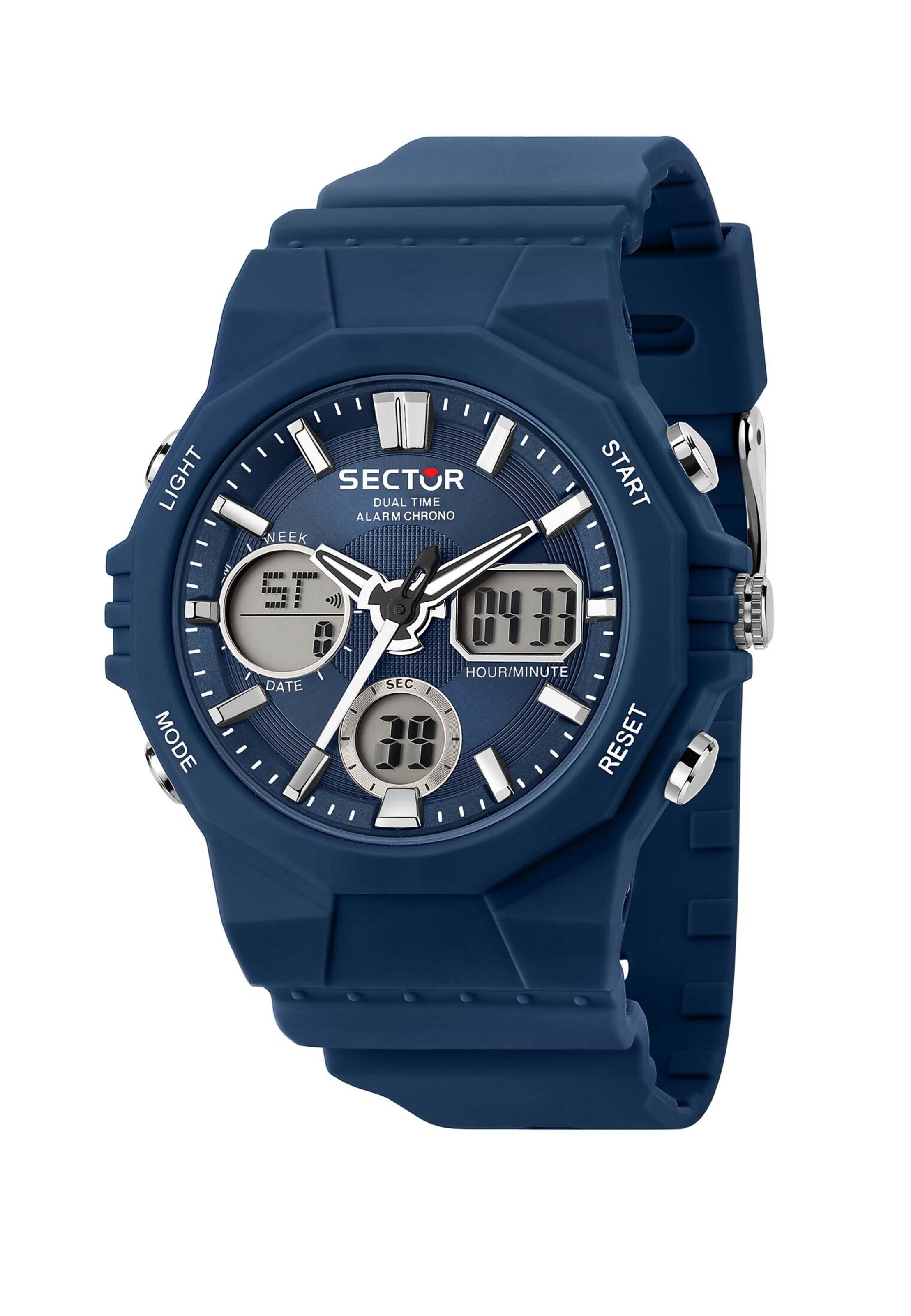 SECTOR Analog Watch in Blue: front
