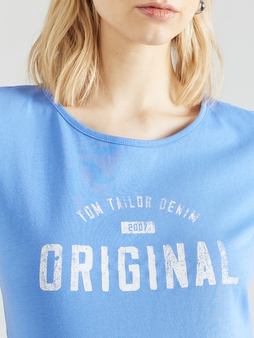 T-shirt TOM TAILOR DENIM en bleu