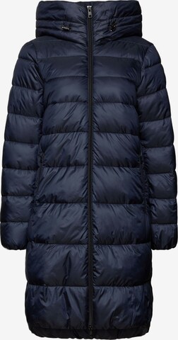 ESPRIT Wintermantel in Blauw: voorkant