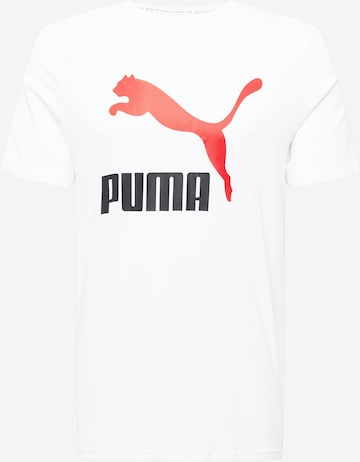 PUMA Shirt 'Classics Interest' in Wit: voorkant