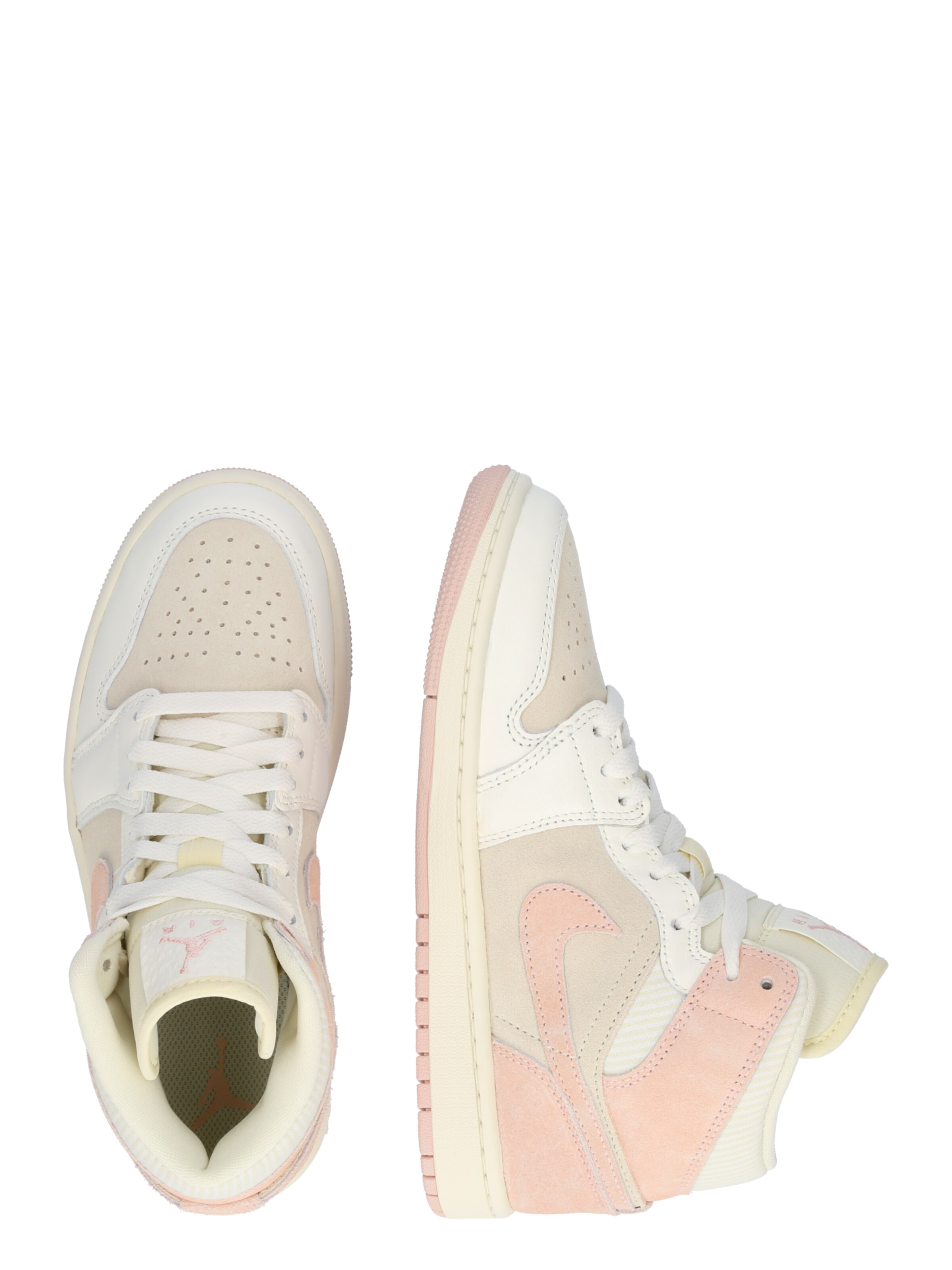 Jordan Magas szárú sportcipők 'AIR JORDAN 1' - fehér