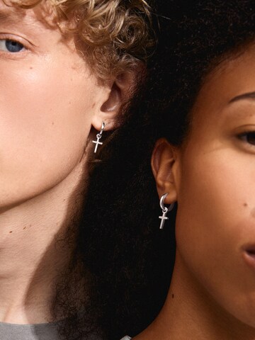 Pilgrim - Pendientes 'Flynn' en plata: frente