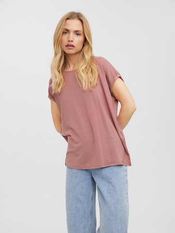 VERO MODA Shirt 'Ava' in Brown: front