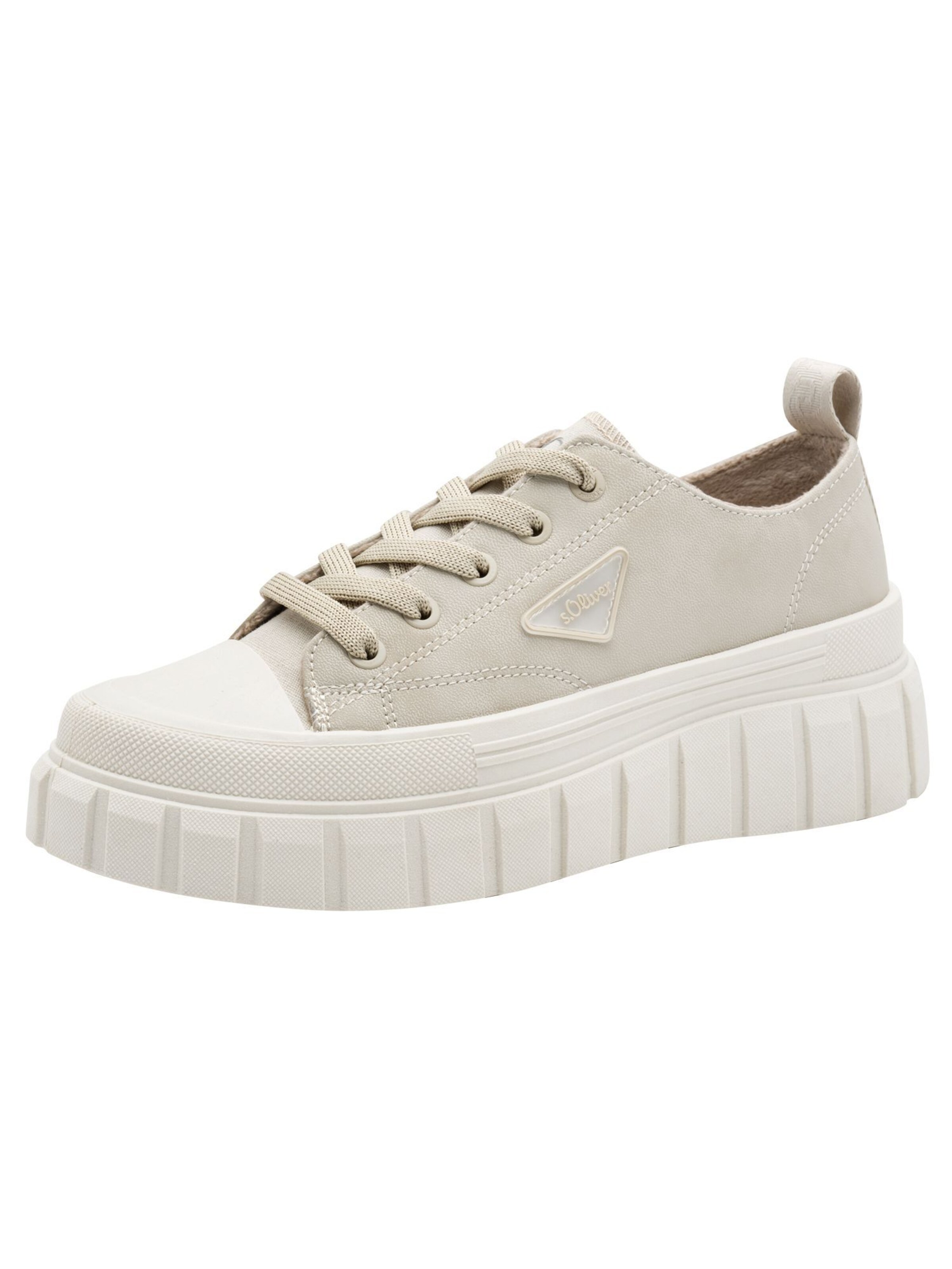 s.Oliver Sneaker in Beige: Vorderseite
