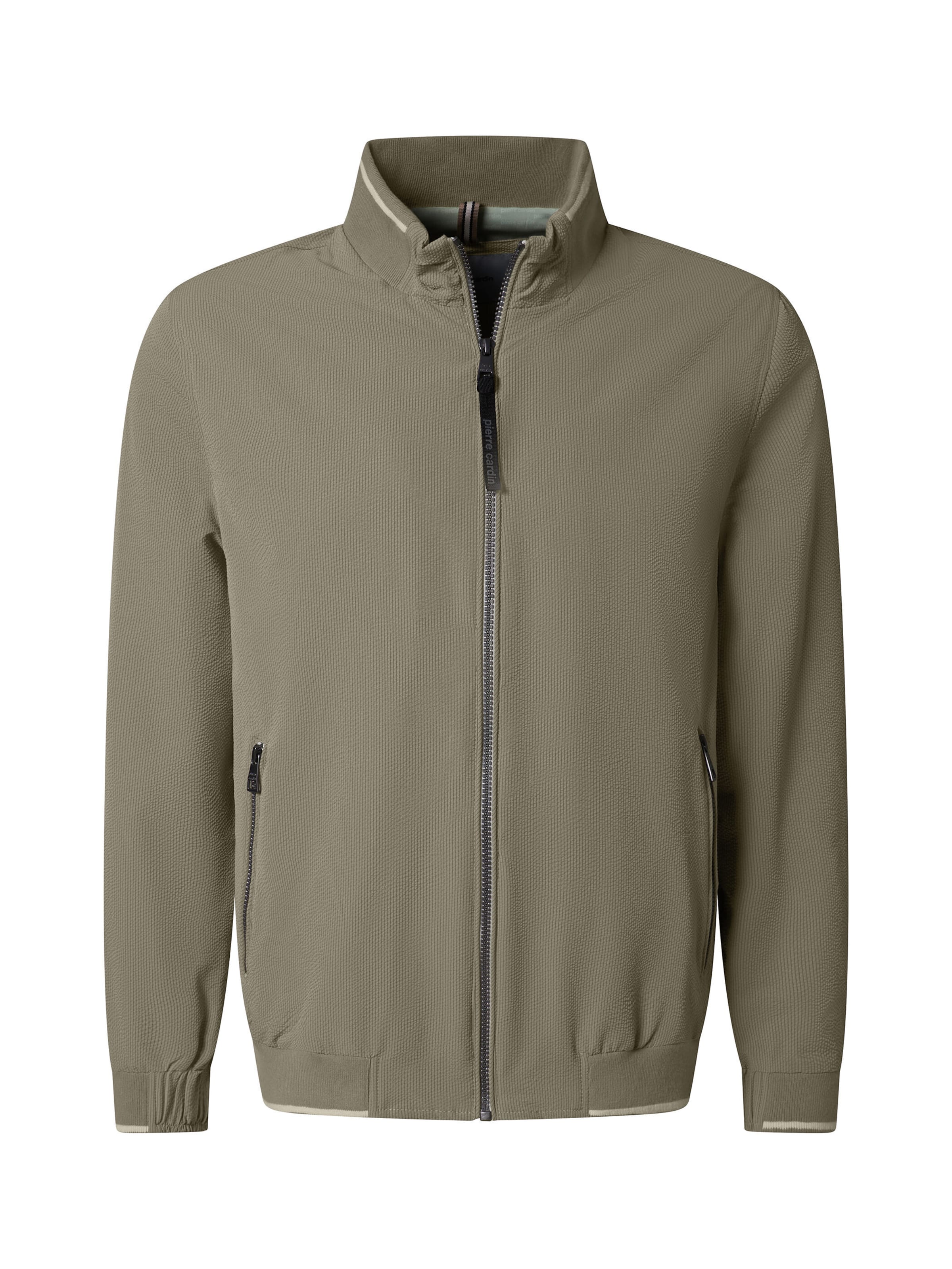 Veste mi-saison PIERRE CARDIN en vert : devant