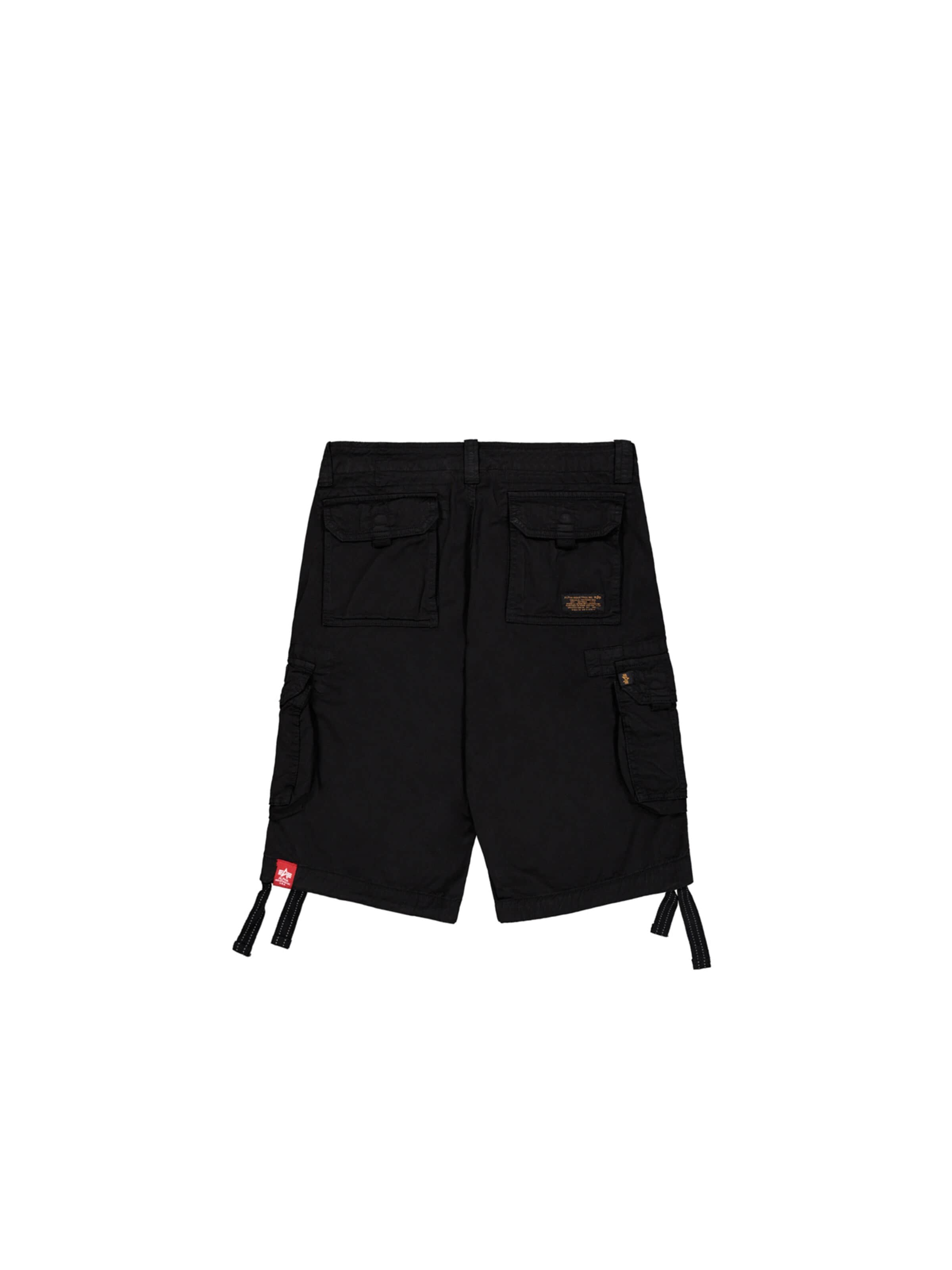 ALPHA INDUSTRIES Regular Cargohose 'Jet' in Schwarz