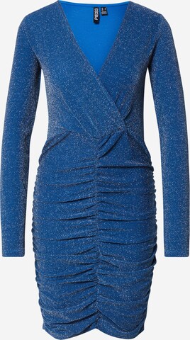 PIECES Kleid 'LINA' in Blau: predná strana