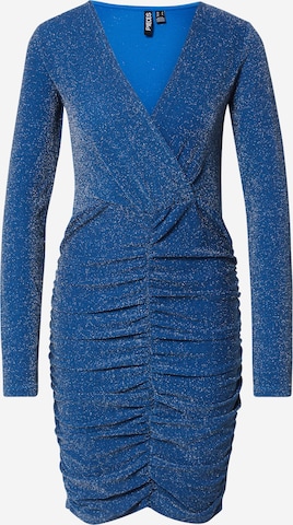 PIECES Jurk 'LINA' in Blauw: voorkant