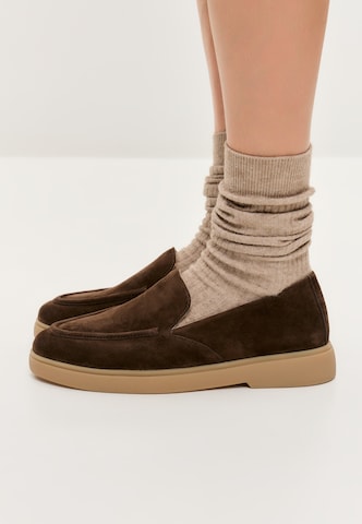 CESARE GASPARI Slipper in Braun