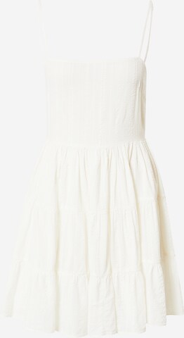 Nasty Gal Letní šaty – bílá: přední strana