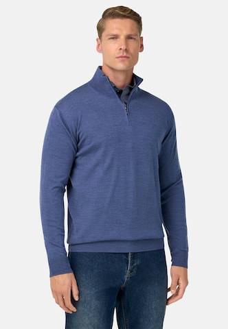 Pull-over Boggi Milano en bleu : devant