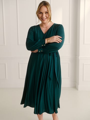 Robe 'Cosima' Guido Maria Kretschmer Curvy en vert : devant