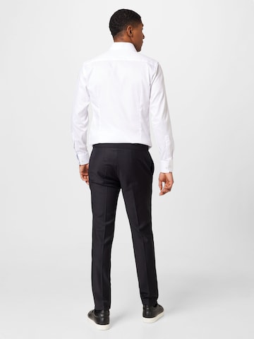 Oscar Jacobson Regular Pleated Pants 'Duke' in Black