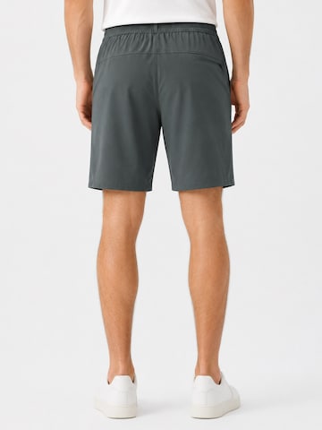ALLTHEMEN Regular Traditional Pants 'Luftzug' in Grey