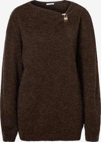 ABOUT YOU Pullover 'Alexis' in Braun: Vorderseite