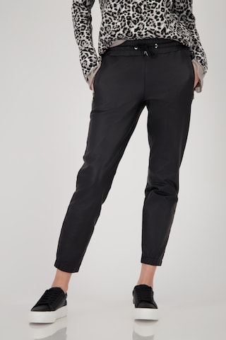 monari Tapered Hose in Schwarz: Vorderseite