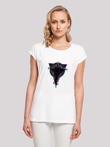 F4NT4STIC T-Shirt 'Harry Potter Neon Dementors' in Weiß: Vorderseite