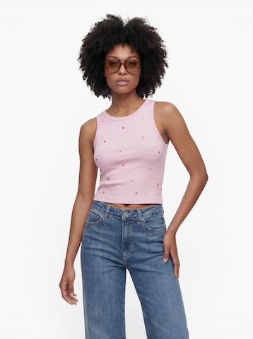 VERO MODA Top 'VMNAJA' - rózsaszín: elől