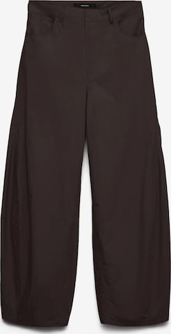 VERO MODA - Pierna ancha Pantalón en marrón: frente