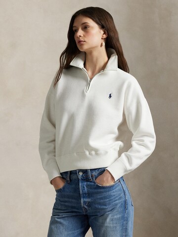 Polo Ralph Lauren Μπλούζα φούτερ σε λευκό: μπροστά