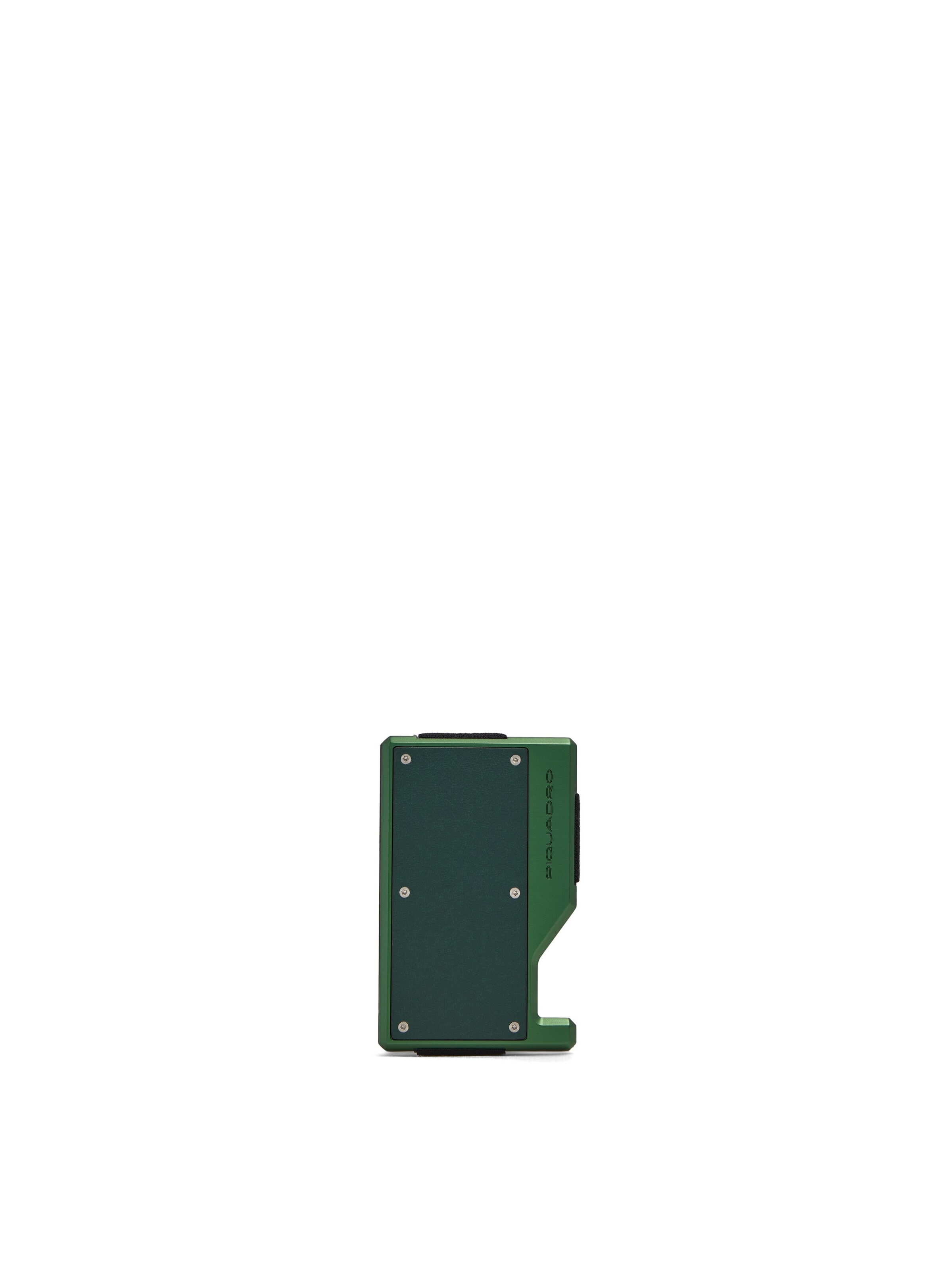 Piquadro Portemonnee in Groen: voorkant