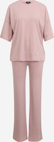 Missguided Petite Set in Pink: front